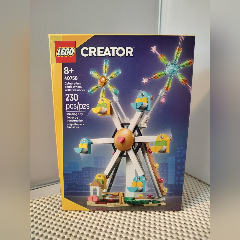Lego Creator 40758 Celebration: Ferris Wheel with Fireworks NWT Building Toy Set